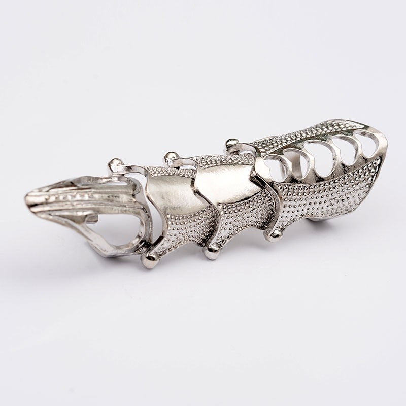 Skull Double Finger Ring Knuckle Armour