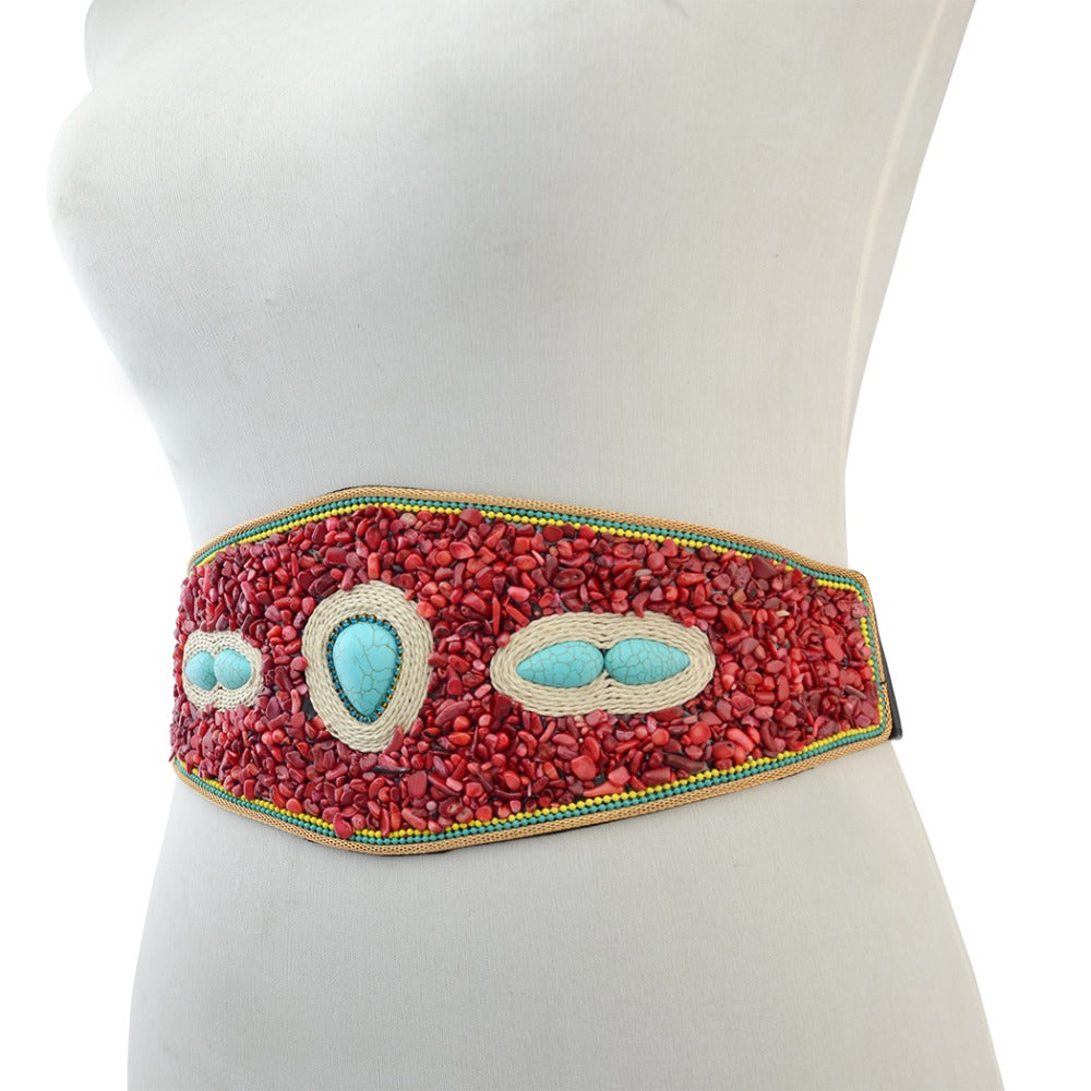 Bohemian Charm Belt with Beading