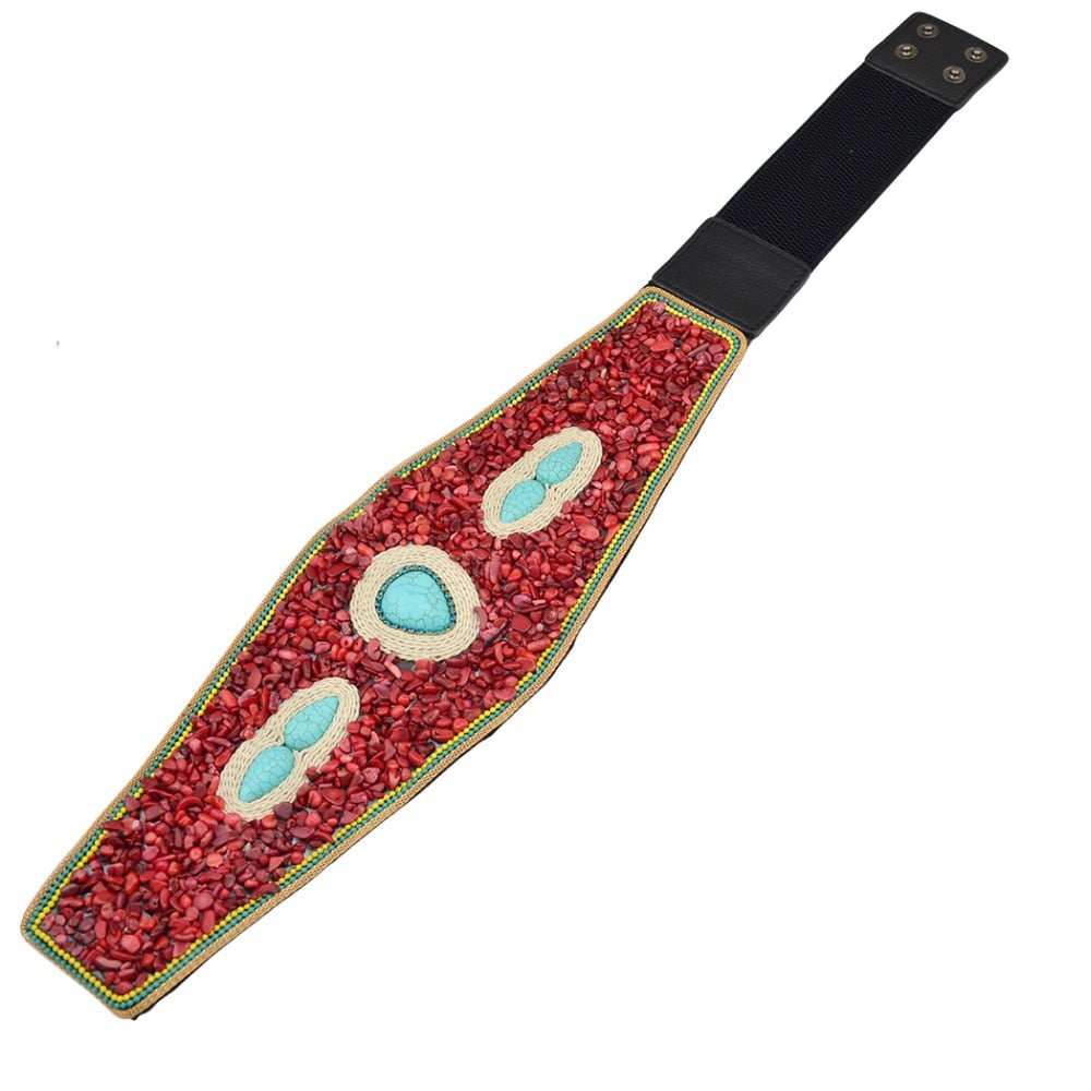 Bohemian Charm Belt with Beading