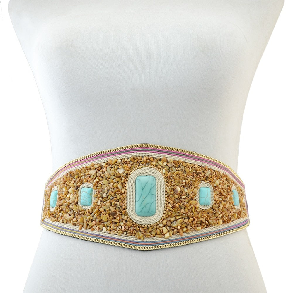 Bohemian Charm Belt with Beading