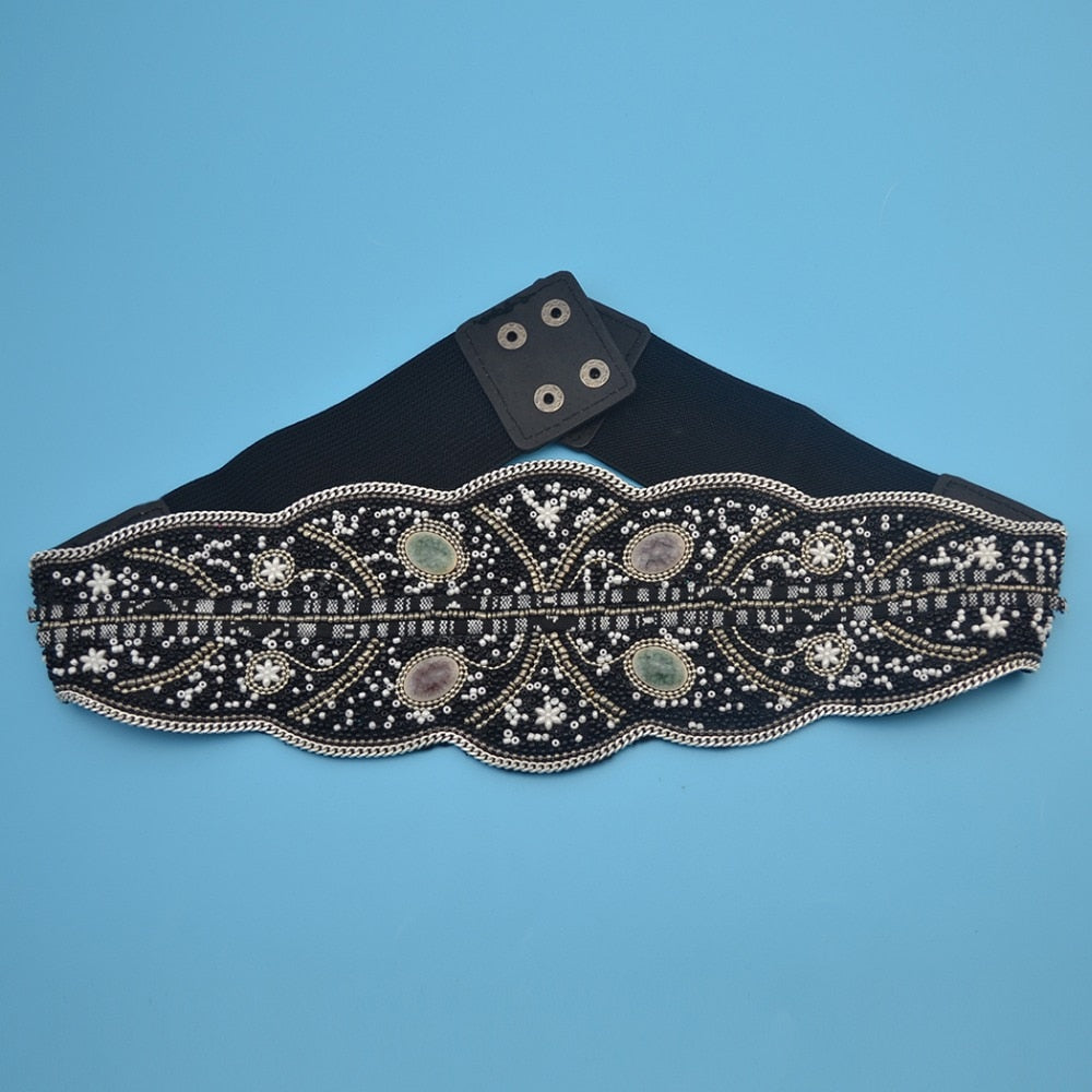 Bohemian Charm Belt with Beading
