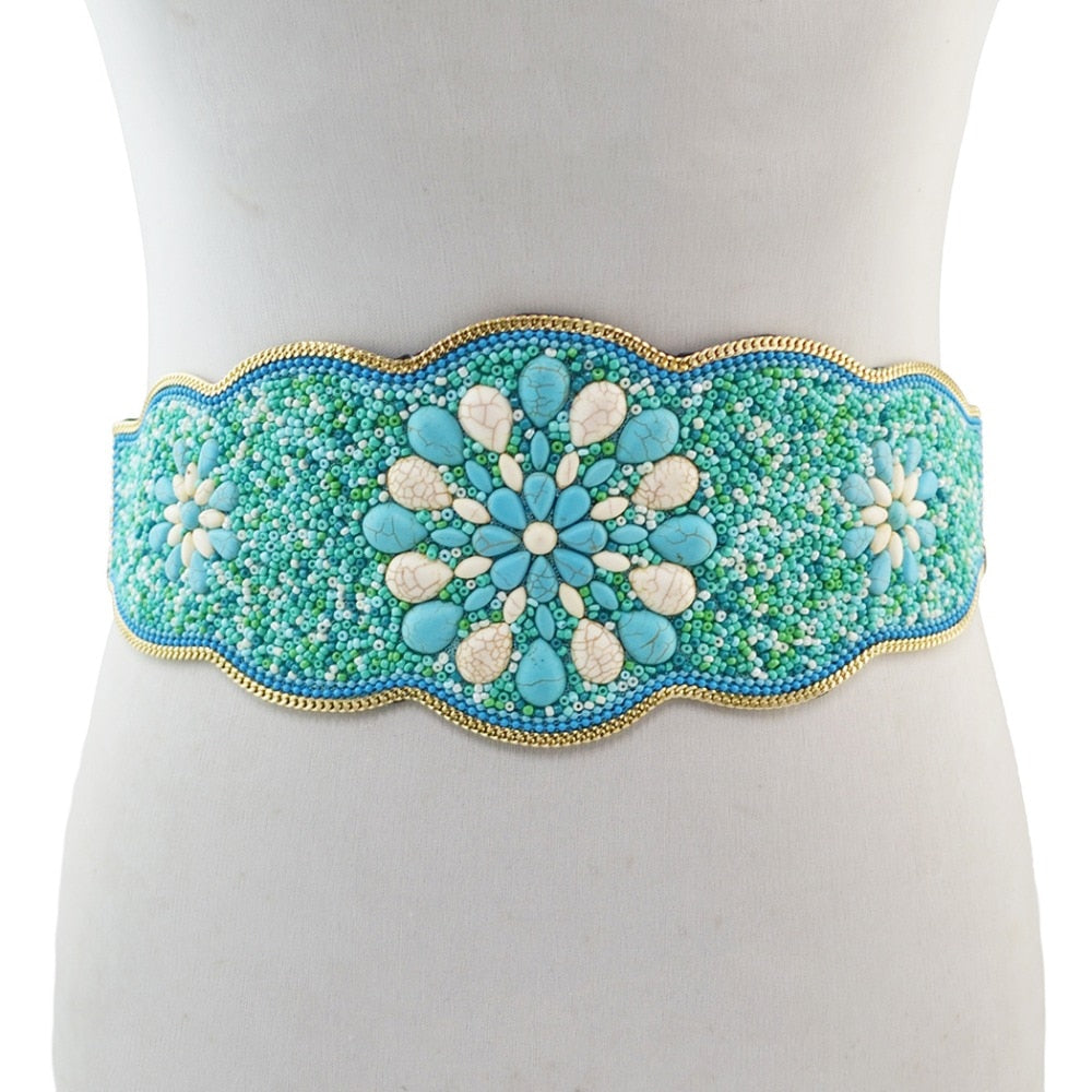 Bohemian Charm Belt with Beading