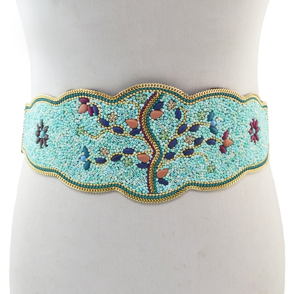 Bohemian Charm Belt with Beading