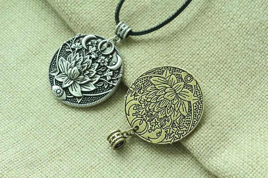 Luna Goddess Earthwomen Buddhist Lotus Flower Three Moon Boho jewellery Fashion | Woodland Gatherer | Australian Online Store | Gifts & Treasures | Special Occasions & Everyday Fun | Boho Life | Whimsical Treats | Jewellery | Fashion | Crafting DYI | Stationery | Boho Festival Fashion