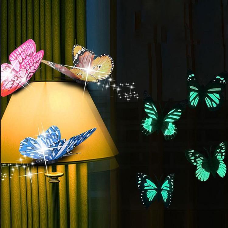 12 Glow in the Dark Butterflies - Woodland Gatherer