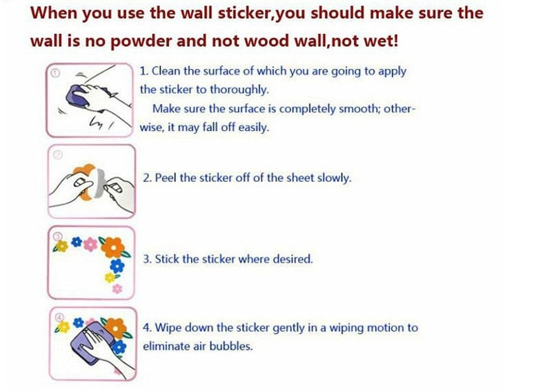 30cm Glow In The Dark Moon Wall Sticker