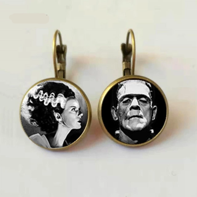 Frankenstein and His Bride Earrings