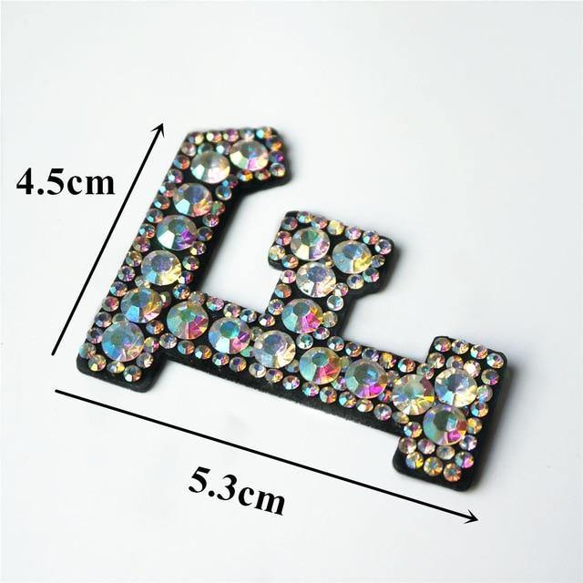 26 Letters Rhinestones Alphabet | Appliqués Patches - Woodland Gatherer