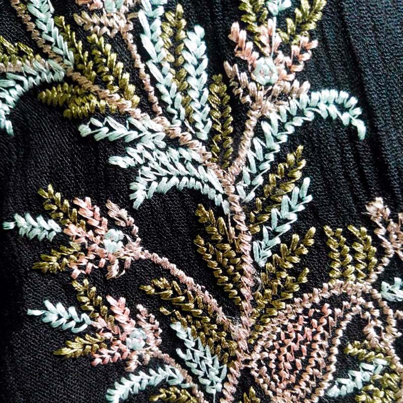 Embroidered Boho Mini Dress