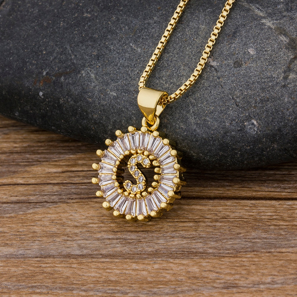 Initials Necklace 26 Letters