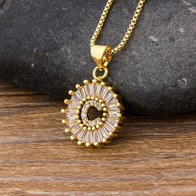 Initials Necklace 26 Letters