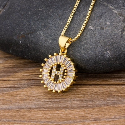 Initials Necklace 26 Letters