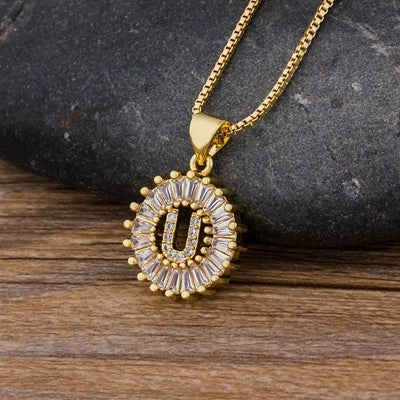Initials Necklace 26 Letters