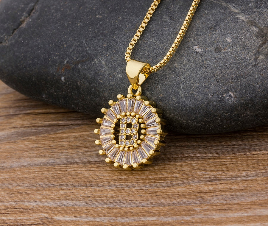 Initials Necklace 26 Letters