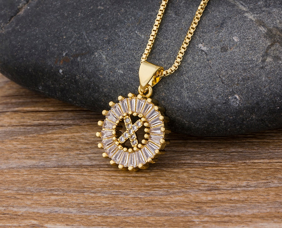 Initials Necklace 26 Letters