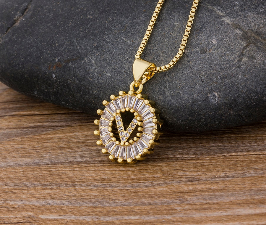 Initials Necklace 26 Letters