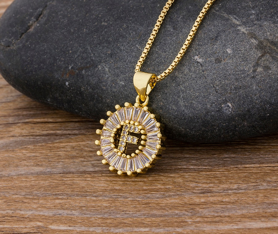 Initials Necklace 26 Letters