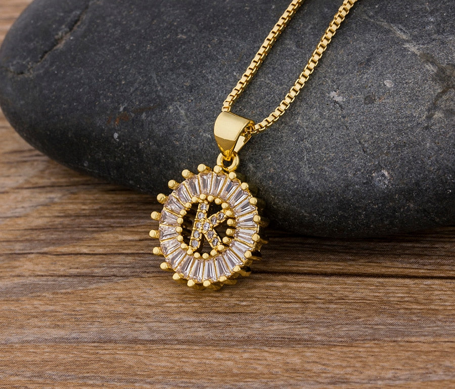 Initials Necklace 26 Letters