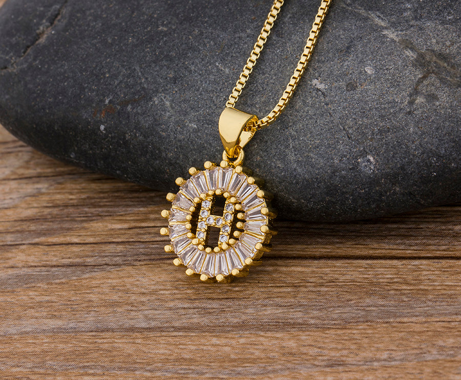 Initials Necklace 26 Letters