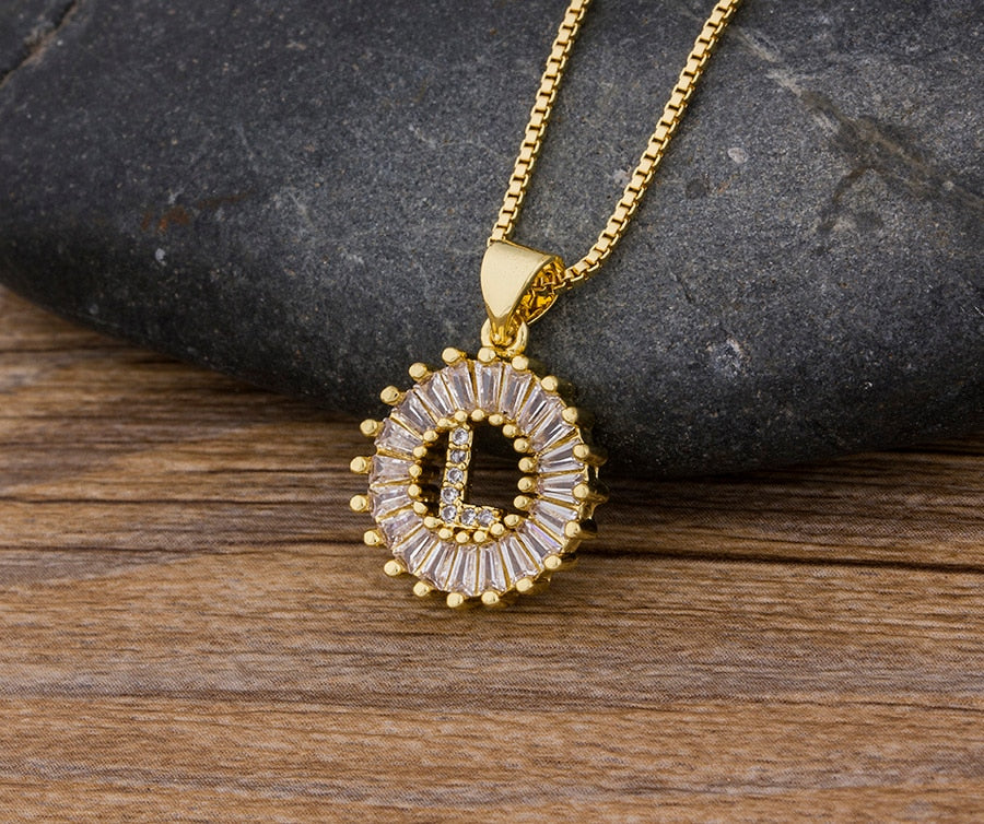 Initials Necklace 26 Letters