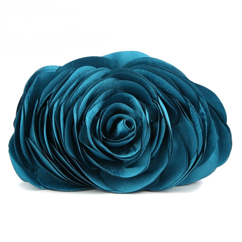 Rose Evening Bag Clutch Purse