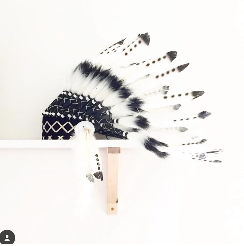 Indian Style Feather Headdress Photography Props Room Decor