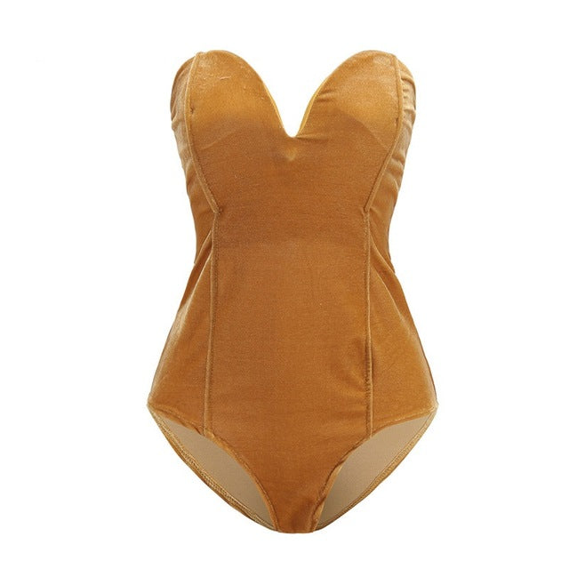 Velvet Baby-Cakes Strapless Backless Bodysuit
