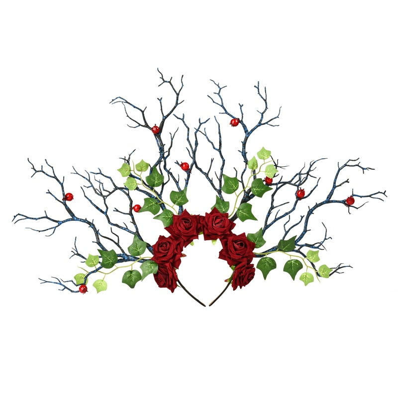 Rose Brambles Berry Dryad Headdress