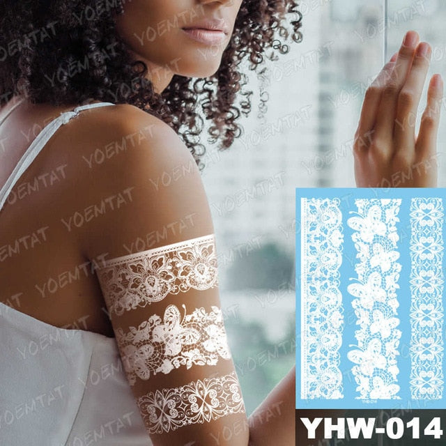 White Mandala Tattoos