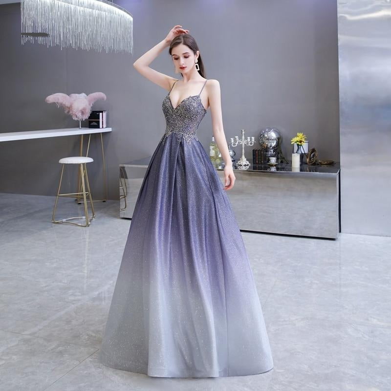 Galaxy Gradient Formal Dresses