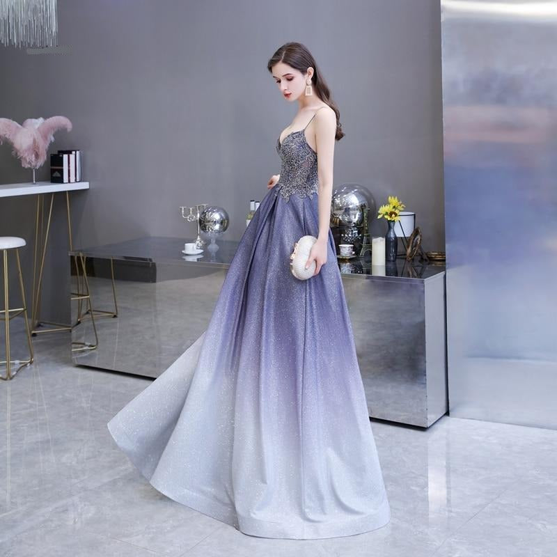 Galaxy Gradient Formal Dresses