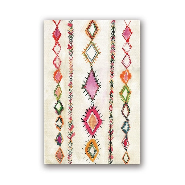 Moroccan Rug Pink Posters and Prints Eclectic Home Decor