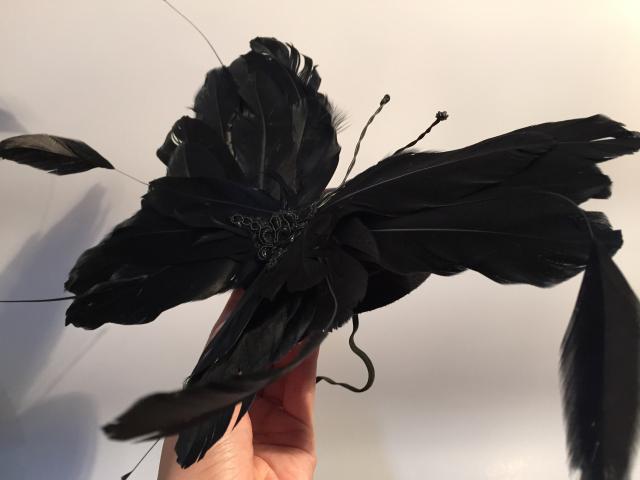 Alice Feather Butterfly Fascinator