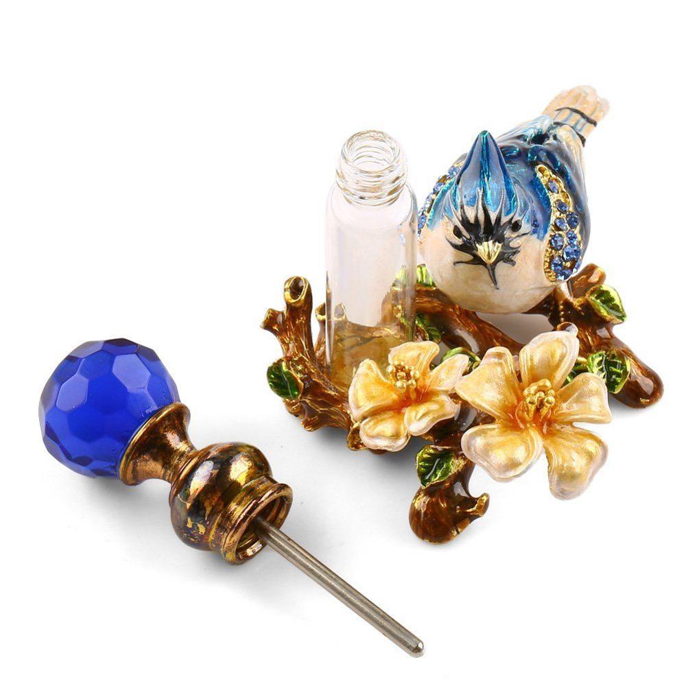Blue Bird Woodland Potions Bottle