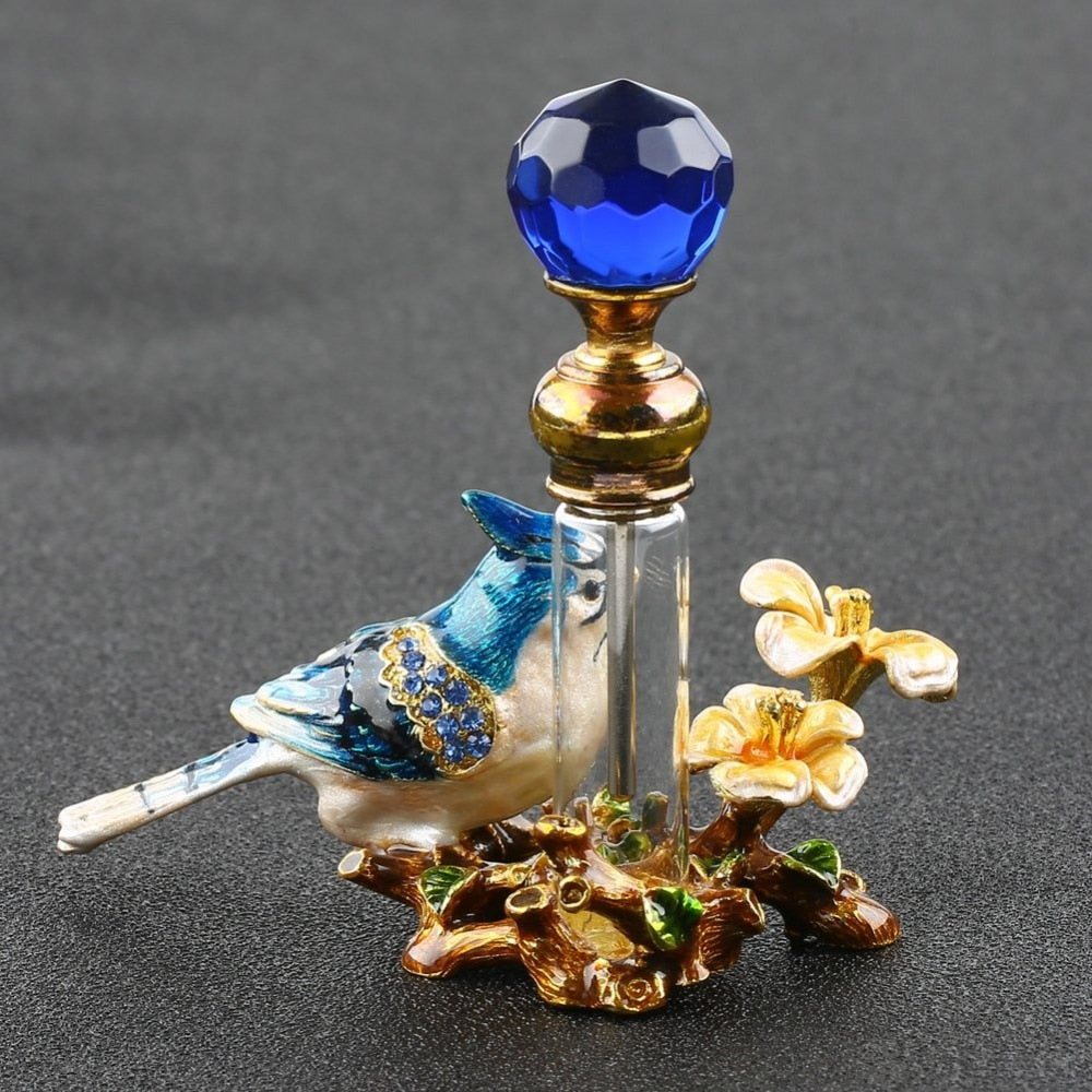 Blue Bird Woodland Potions Bottle