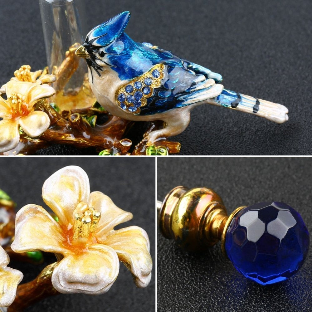 Blue Bird Woodland Potions Bottle