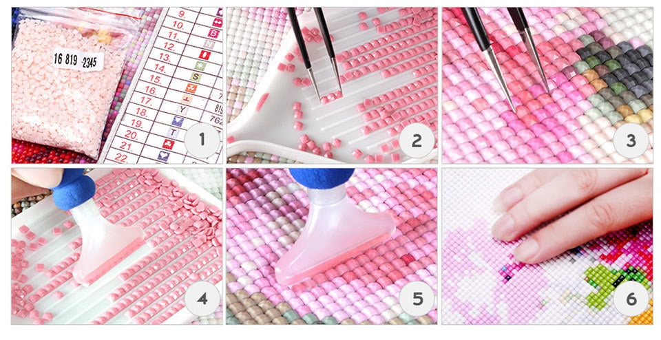 Flamingos DIY Crystal Mosaic Painting