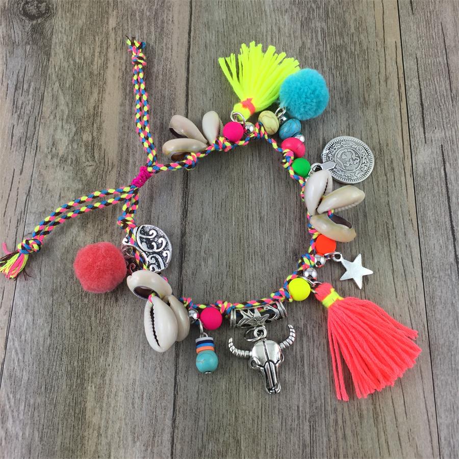 Handmade Gypsy Boho Charm Anklet
