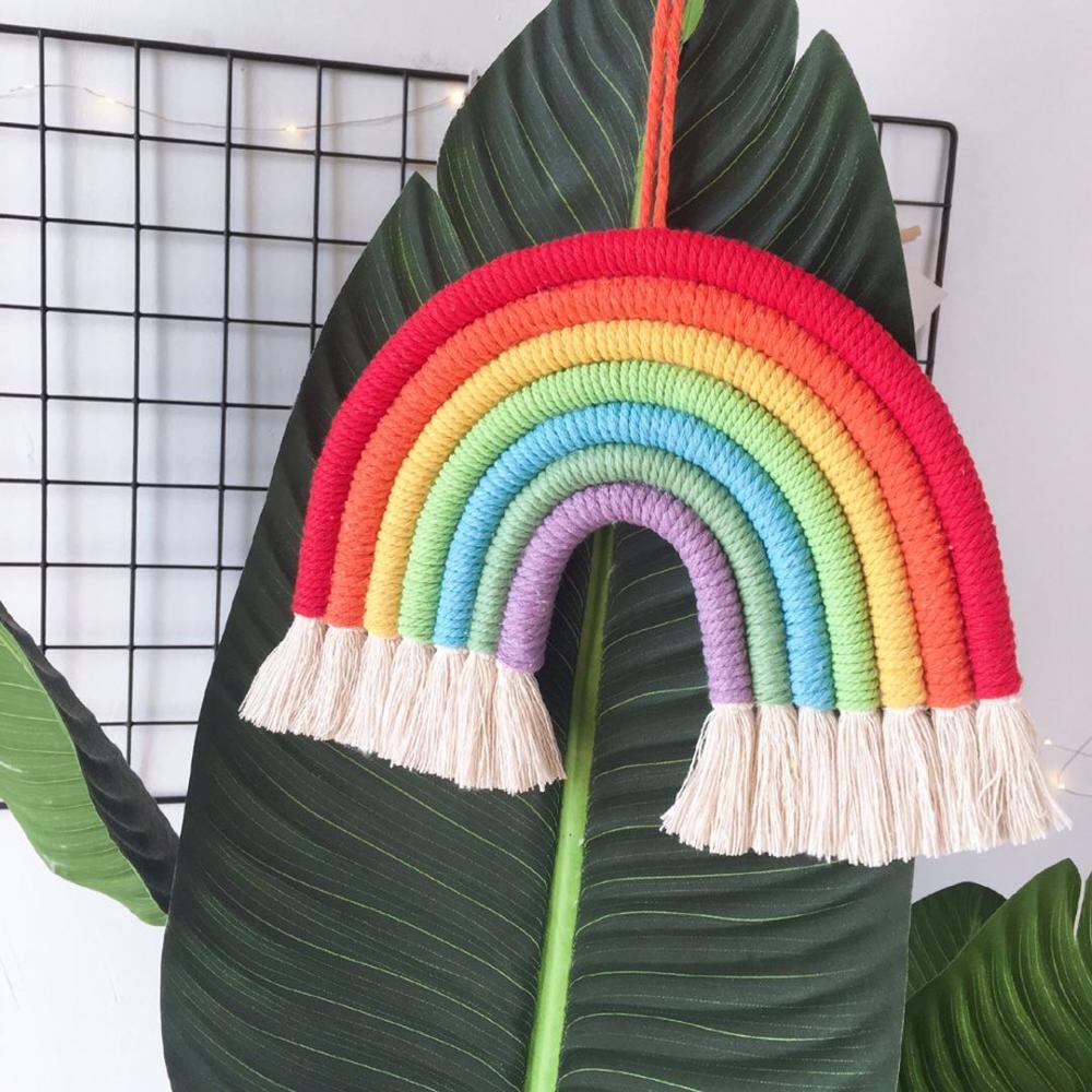 Rainbow & Clouds Wall Hanging Decor