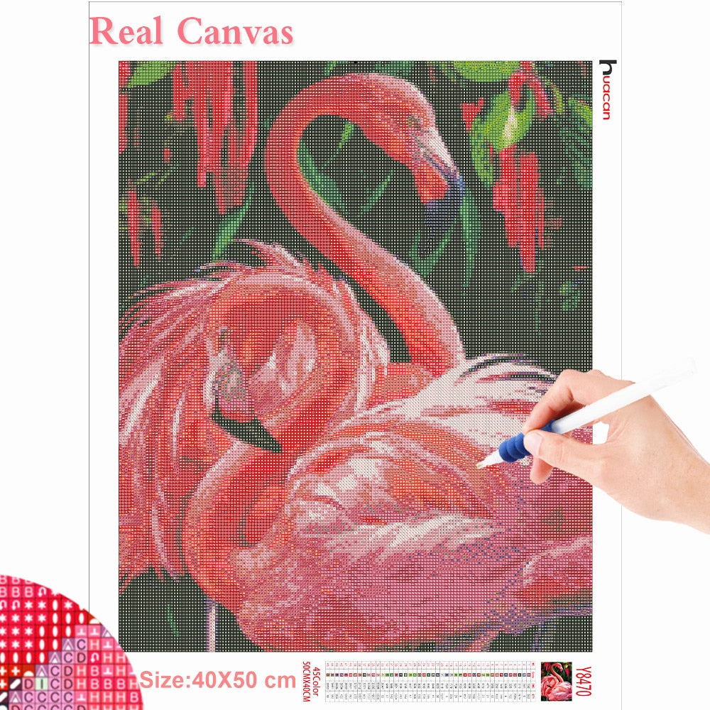Flamingos DIY Crystal Mosaic Painting