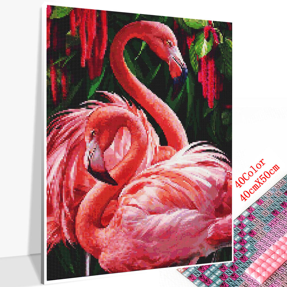 Flamingos DIY Crystal Mosaic Painting