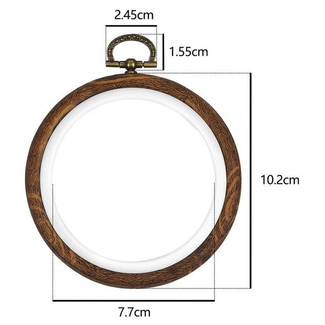 Embroidery Hoops Frame Set For DIY Cross Stitch Heirloom Craft Tool
