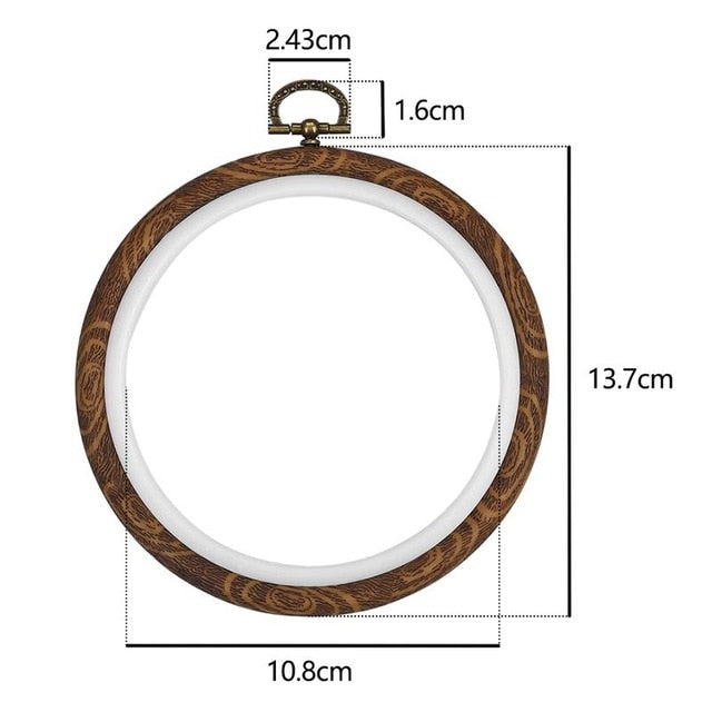 Embroidery Hoops Frame Set For DIY Cross Stitch Heirloom Craft Tool