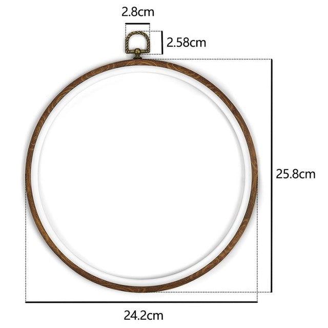 Embroidery Hoops Frame Set For DIY Cross Stitch Heirloom Craft Tool