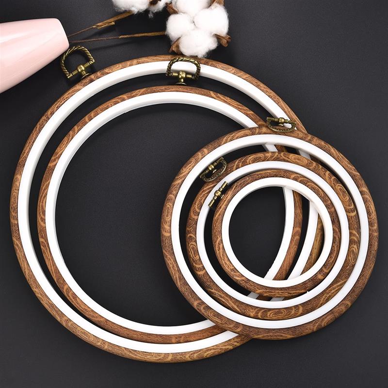 Embroidery Hoops Frame Set For DIY Cross Stitch Heirloom Craft Tool