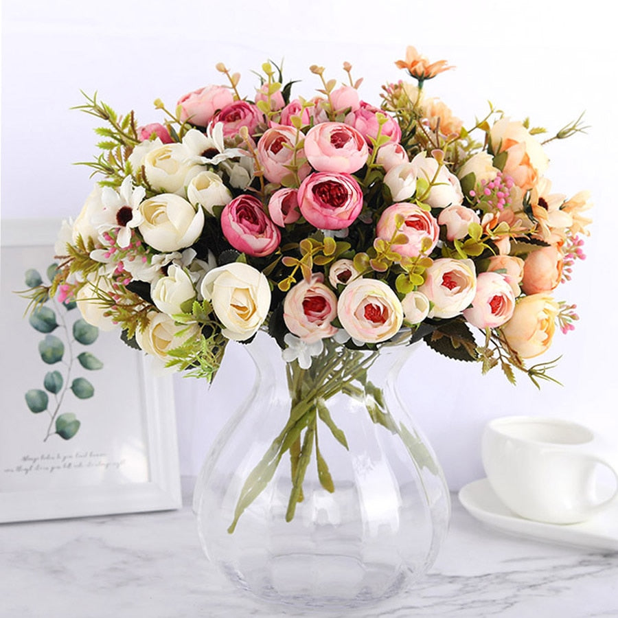 Silk Camellias Artificial Flowers