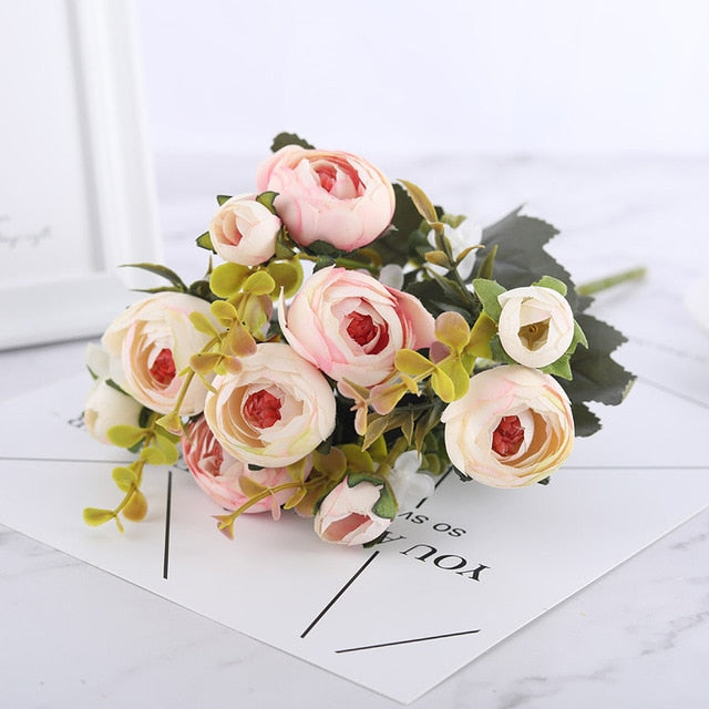 Silk Camellias Artificial Flowers