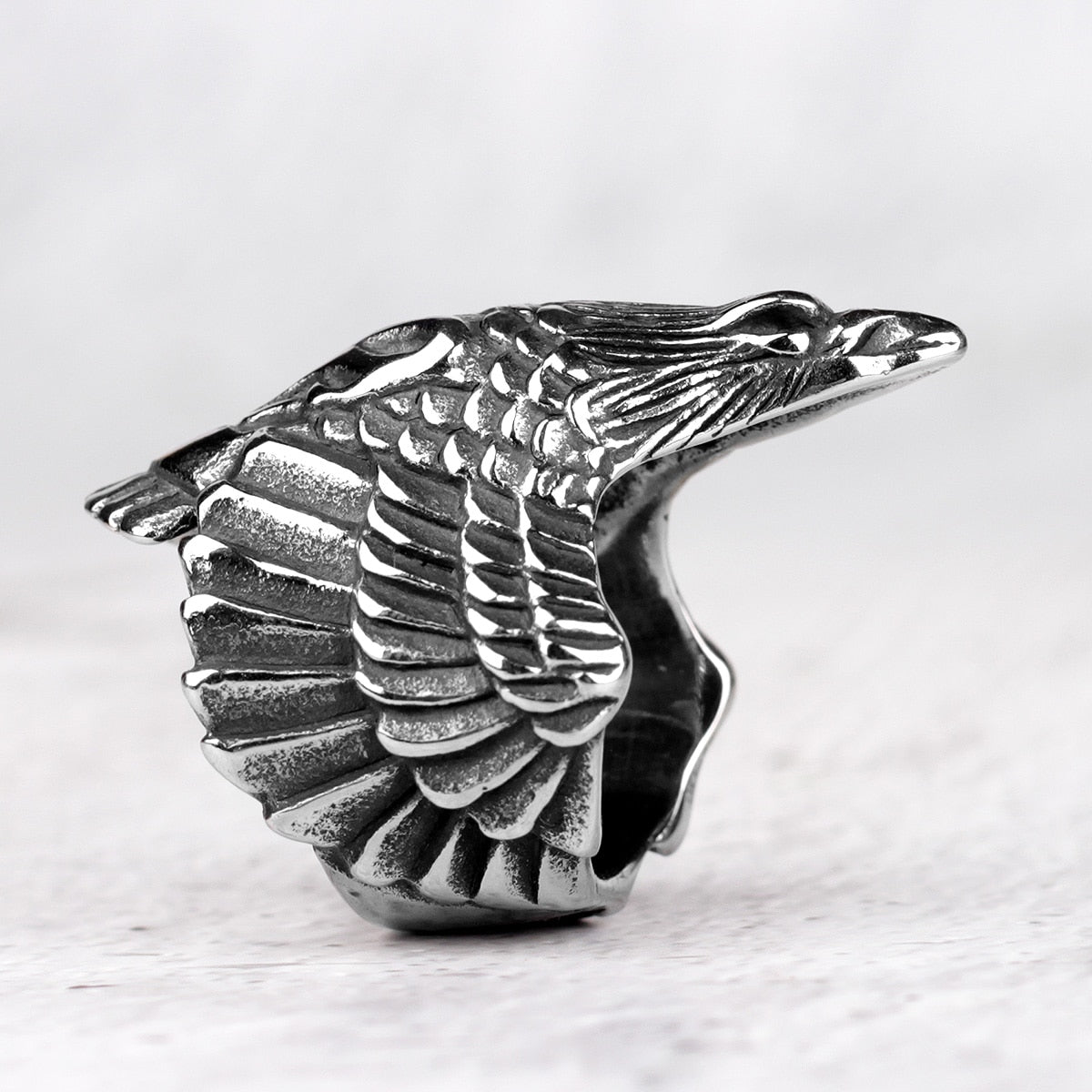 Flying Eagle Stainless Steel Men Rings
