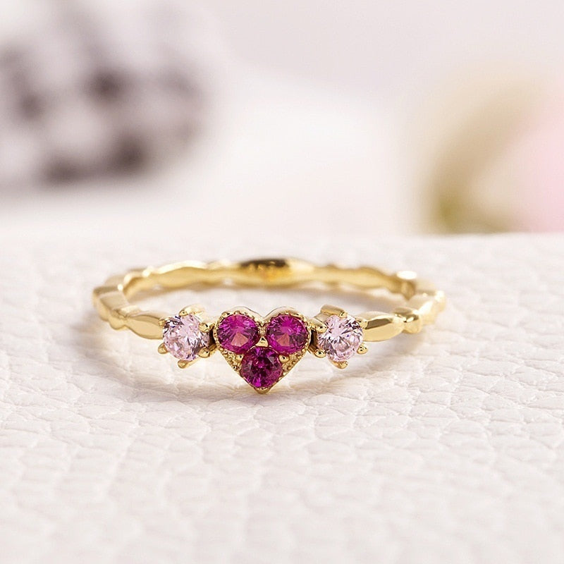 Girls Sweet Heart RIngs