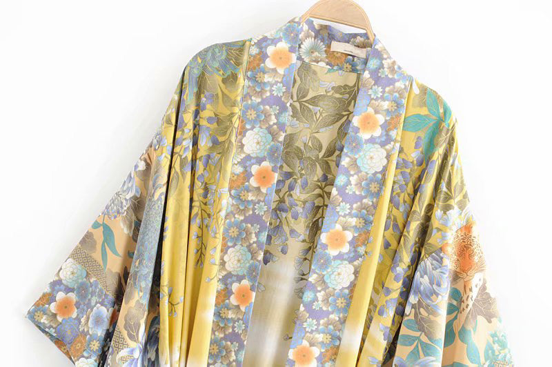 Indian Summer Long Kimono